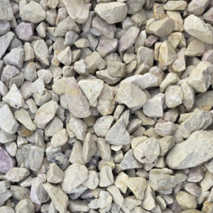 Warm beige Provence split 10-20 mm in een 500 kg Big Bag voor sfeervolle tuinpaden en borders.