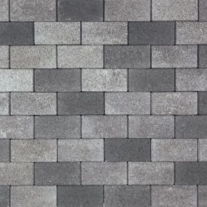 Betonstraatsteen 21x10,5x8 cm Grijs-Zwart