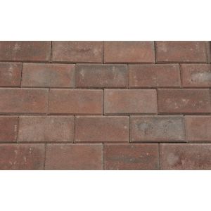 Betonstraatsteen 8 cm KOMO Rood genuanceerd met deklaag (Cradle to Cradle Certified® Silver)