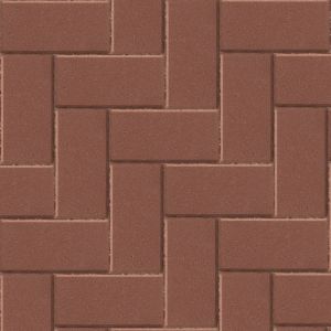 Betonstraatsteen 8 cm KOMO Rood met deklaag (Cradle to Cradle Certified® Silver)