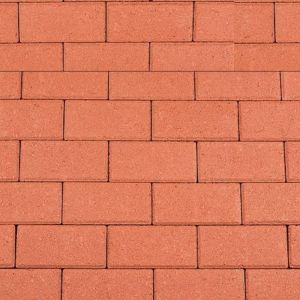 Betonstraatsteen half 8 cm Rood komo (1 laag = 72 st)
