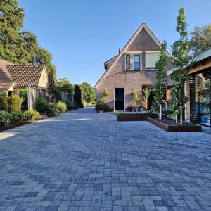 Betonstraatsteen Patio Brick 21x10,5x8 cm Nero/Grey