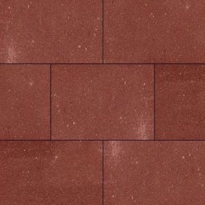 Betontegel 40x60x5 cm Rood