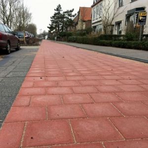 Betontegel 40x60x5 cm Rood