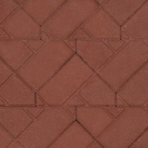 Bisschopsmuts met schijnvoeg 8 cm Heide komo (laag = 20 st -3,33 st per m¹)
