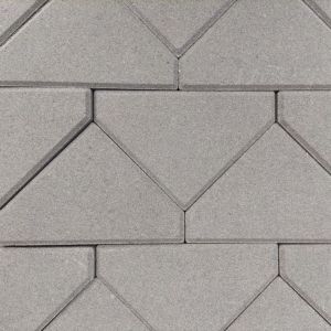 Bisschopsmuts S-Top zonder schijnvoeg 8 cm Grijs komo (laag = 20 st -3,33 st per m¹)
