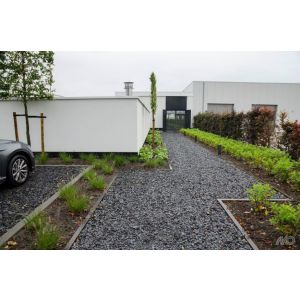 Black Slate Tumbled 30-80 mm (Big Bag á 500 kg)
