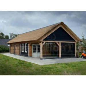 Buitenverblijf Zadeldak XXL 1015x700x500 cm (bxdxh)