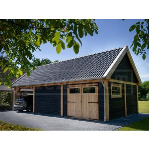 Buitenverblijf Zadeldak XXL 1025x595x490 cm (bxdxh)