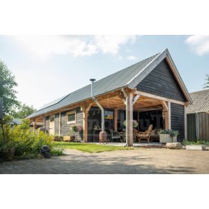 Buitenverblijf Zadeldak XXL 1035x595x490 cm (bxdxh)