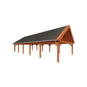 Buitenverblijf Zadeldak XXL 1540x700x500 cm (bxdxh) productfoto
