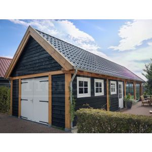 Buitenverblijf Zadeldak XXL 1735x595x490 cm (bxdxh)