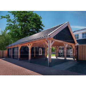 Buitenverblijf Zadeldak XXL 1835x700x500 cm (bxdxh)
