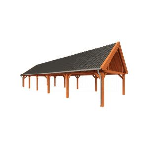 Buitenverblijf Zadeldak XXL 1865x595x490 cm (bxdxh) product