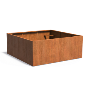 Adezz CARREZ Cortenstalen Plantenbak 200x200x80 cm