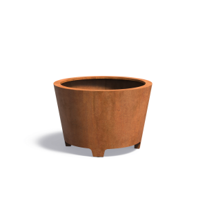 Adezz CONIC Cortenstalen Plantenbak Ø 120x80 cm met voet