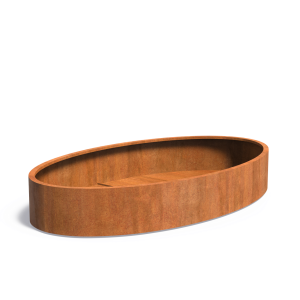 Adezz ELLIPSE Cortenstalen Plantenbak 280x160x40 cm