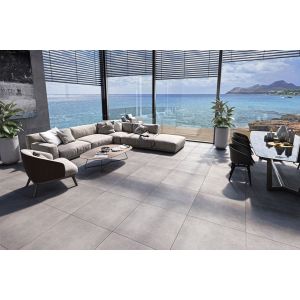 Ceramica Terrazza 60x60x2 cm Stark Pure Grey