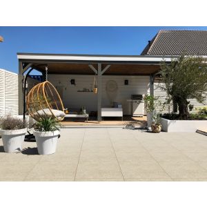 Ceramica Lastra 60x60x2 cm Boost Stone Cream