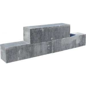 Classico Block 12,5x12,5x45 cm Grijs/Zwart - Gardenlux
