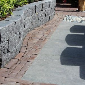Cliff Walling Getrommeld 12x12x30 cm Antraciet