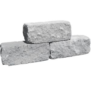 Cliff Walling Getrommeld 12x12x30 cm Lichtgrijs