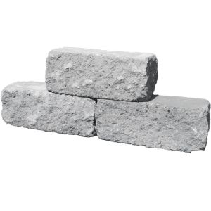 Cliff Walling Getrommeld 12x12x30 cm Lichtgrijs