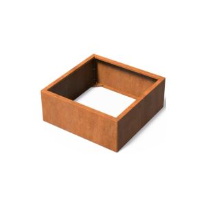 Cortenstaal Plantenbak Modulair 100x100x40 cm