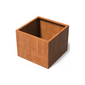 Cortenstaal Plantenbak Modulair 100x100x80 cm