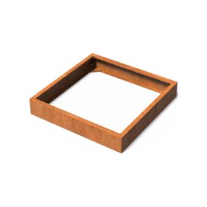 Cortenstaal Plantenbak Modulair 120x120x20 cm