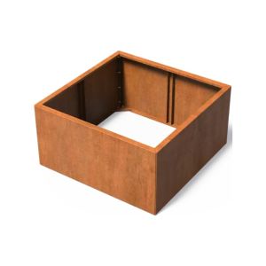Cortenstaal Plantenbak Modulair 120x120x60 cm