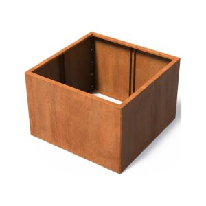 Cortenstaal Plantenbak Modulair 120x120x80 cm