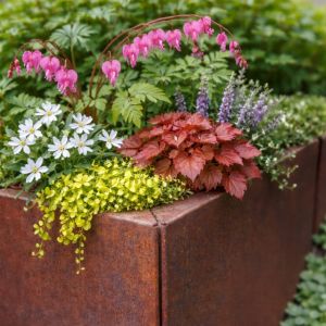 Cortenstaal Plantenbak Modulair 120x50x50 cm