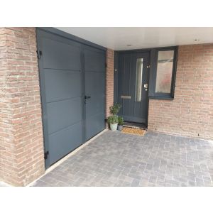 Design brick 8 cm glad dark sepia mini facet