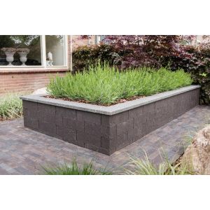 Dikformaat getrommeld 6 cm Ancona Antica (zwart-blauw-bruin)