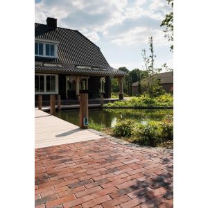 Dikformaat getrommeld 6 cm Vulcano Antica (rood-bruin-zwart)