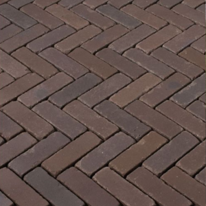 Dikformaat getrommeld 6 cm Bergamo Antica (bruin genuanceerd)