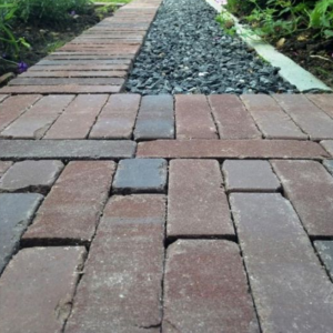 Dikformaat getrommeld 6 cm Bergamo Antica (bruin genuanceerd)