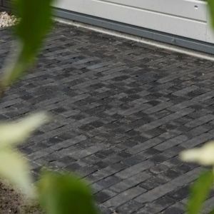 Dikformaat getrommeld 6 cm Lucca Antica (zwart zilverzand)