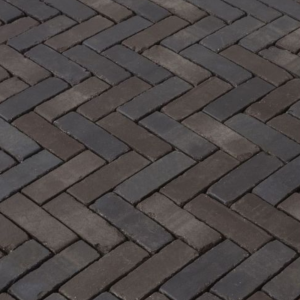 Dikformaat getrommeld 6 cm Modena Antica (zwart-bruin)