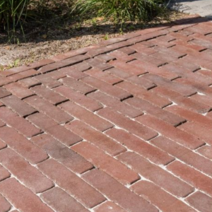 Dikformaat getrommeld 6 cm Novara Antica (rood-bruin genuanceerd)