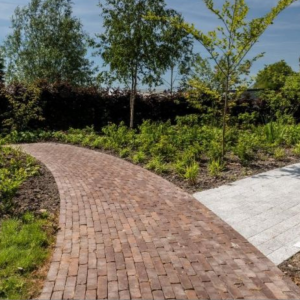 Dikformaat getrommeld 6 cm Verona Antica (bruin genuanceerd)