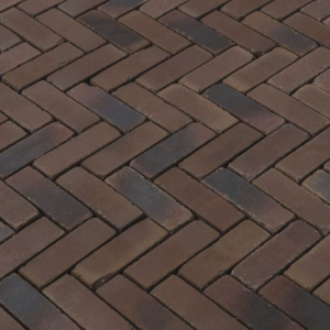 Dikformaat getrommeld 6 cm Vulcano Antica (rood-bruin-zwart)