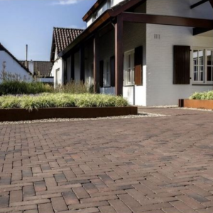 Dikformaat getrommeld 6 cm Vulcano Antica (rood-bruin-zwart)