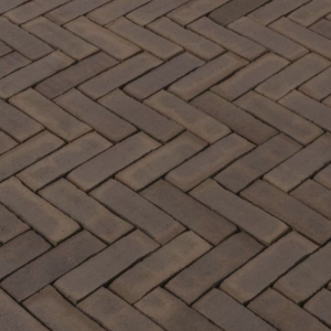 Dikformaat ongetrommeld 8,5 cm Loreto (paars-bruin genuanceerd)