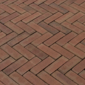 Dikformaat ongetrommeld 8 cm Lumino (rood-paars genuanceerd)
