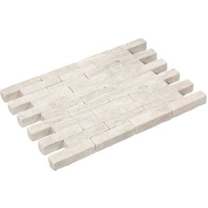 Natuursteen Waalformaat Travertin 20x5x5 cm Ivory Cream Soft Finish