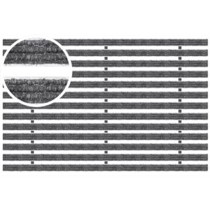 Schoonloper 40x60x7,5 cm incl. aluminium mat met rubberstroken antraciet