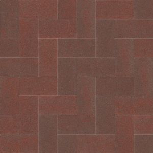 ExcluKera Betonstraatsteen 21x10,5x8 cm Rood-Bruin