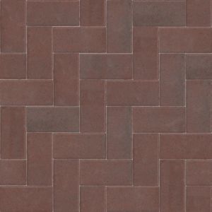 ExcluKera Betonstraatsteen 21x10,5x8 cm Rood-Zwart